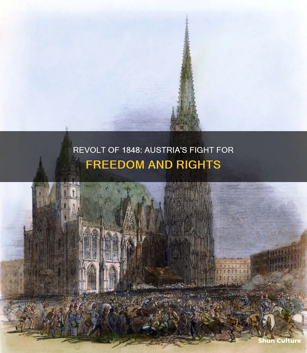 why did austria revolt in 1848
