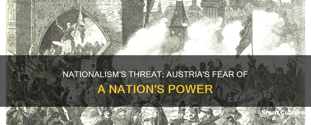 why did austria view nationalism as a threat