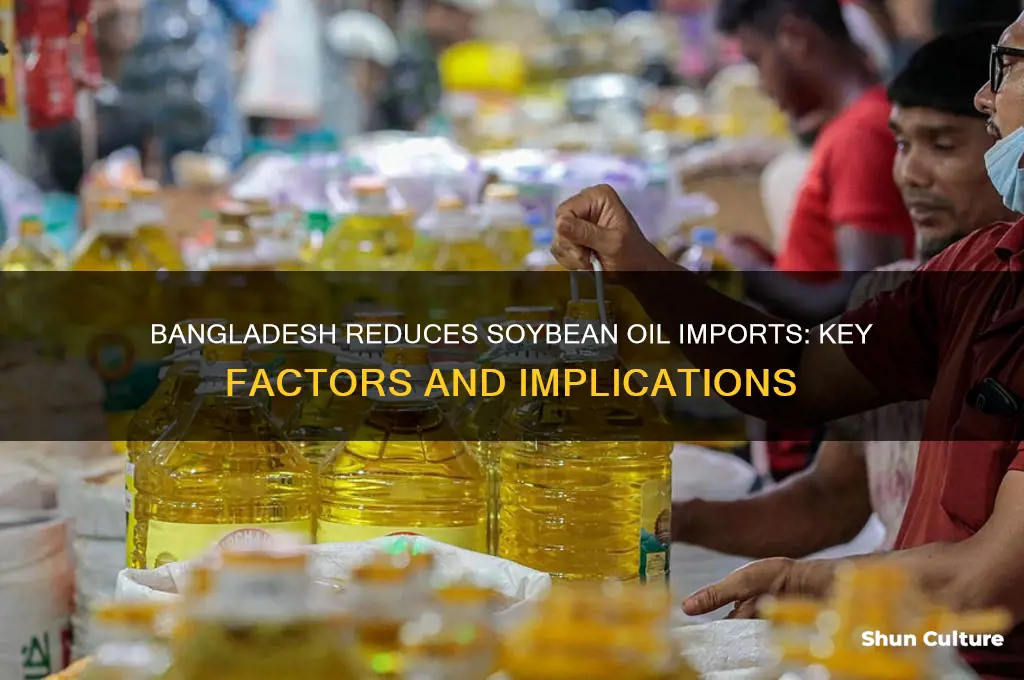 why did bangladesh decrease soy bean oil import