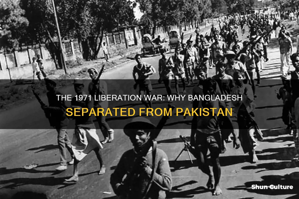 why did bangladesh separate from pakistan
