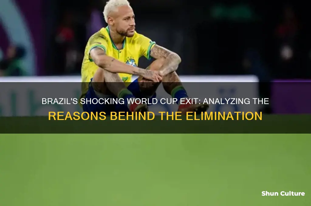 why did brazil get eliminated from world cup