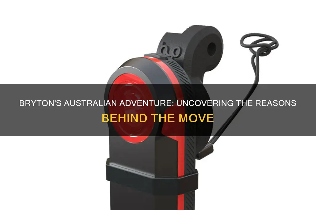 why did bryton go to australia