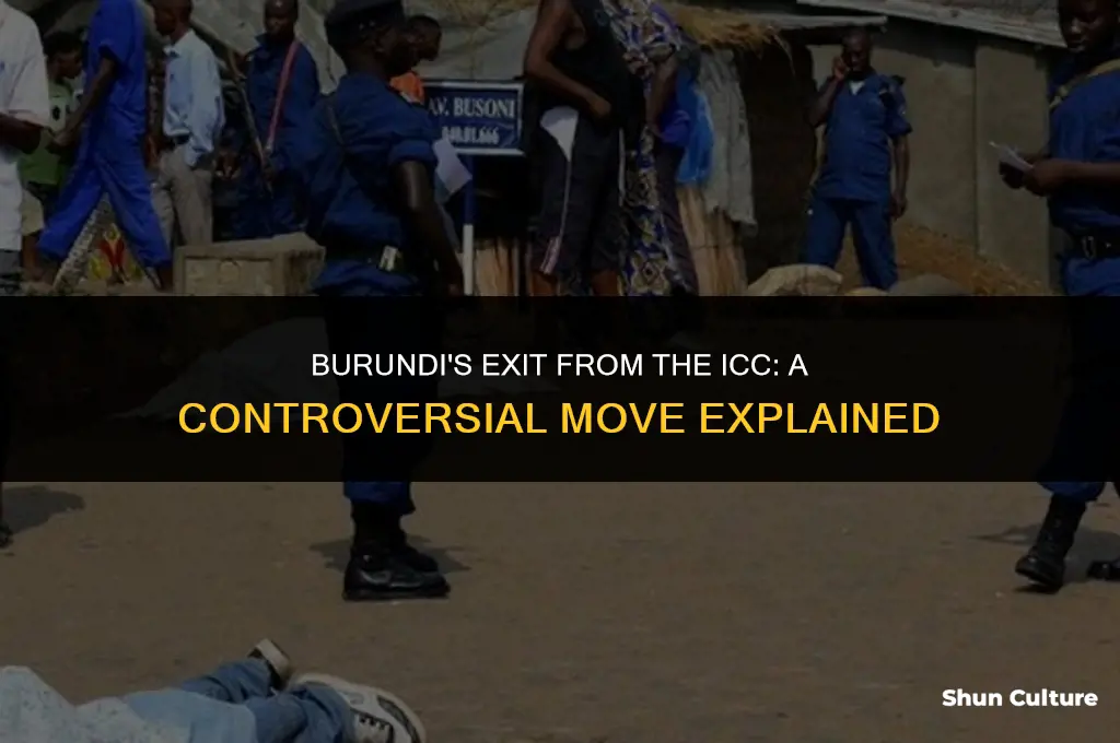 why did burundi leave the icc