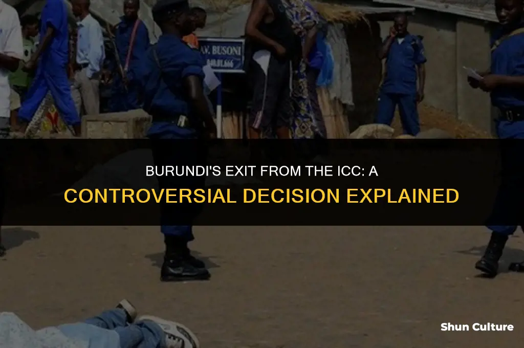 why did burundi leave the international criminal court