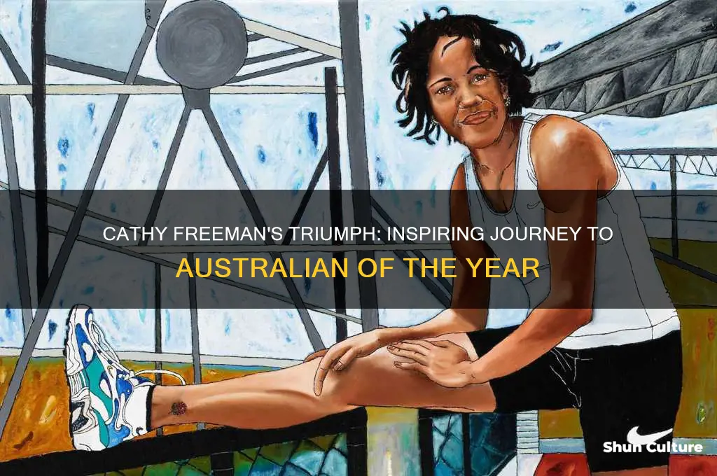 why did cathy freeman win australian of the year