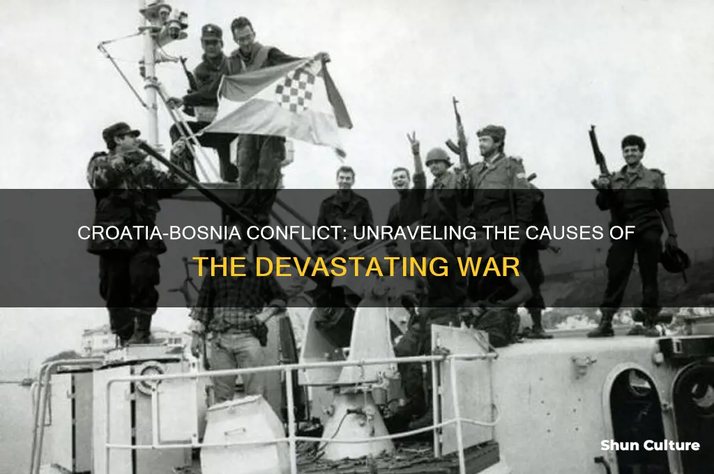 why did croatia and bosnia go to war
