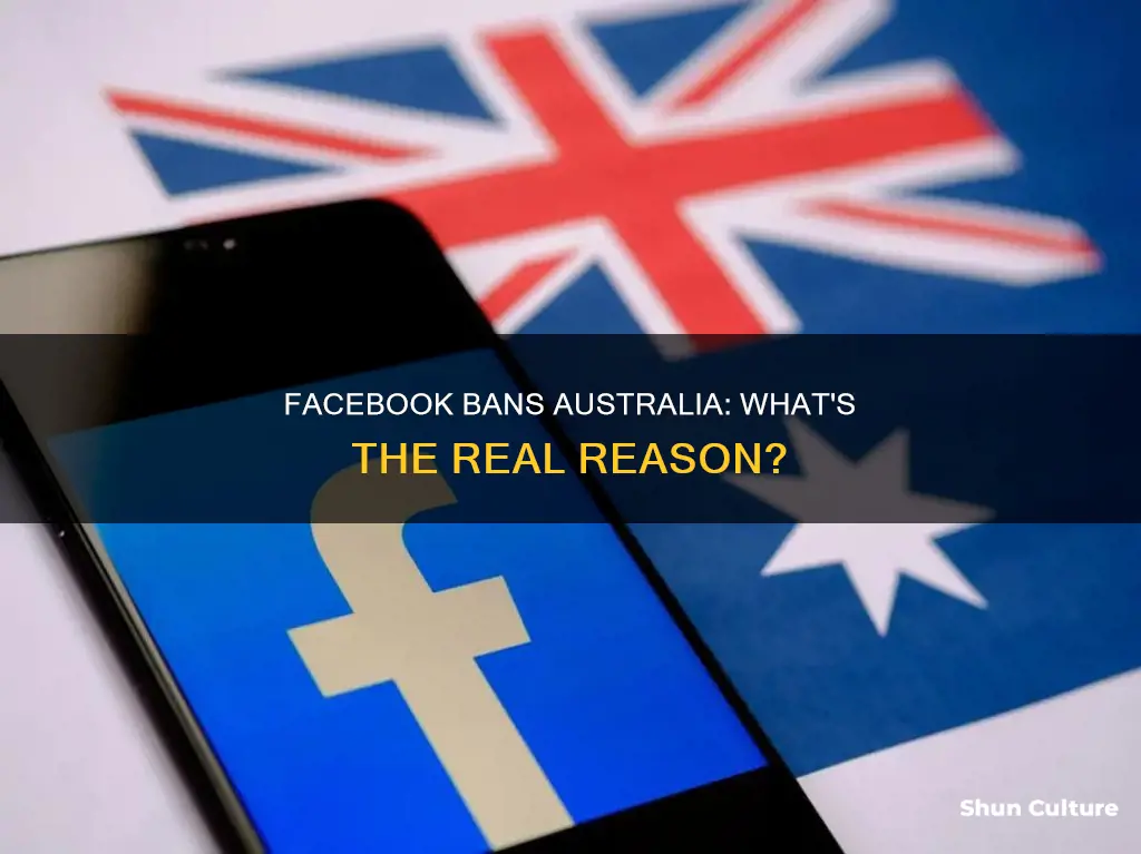 why did fb ban australia