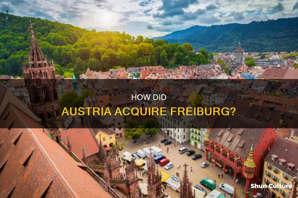 why did freiburg belong to austria