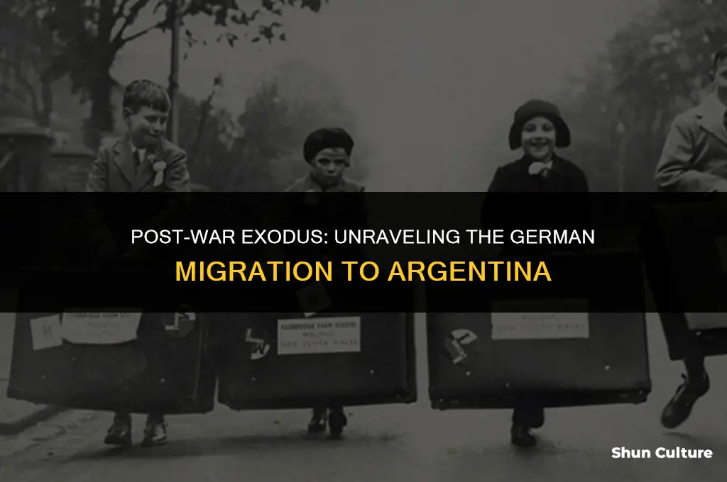 why did germans go to argentina