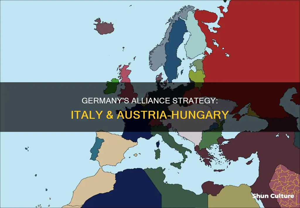 why did germany form alliances with italy and austria-hungary