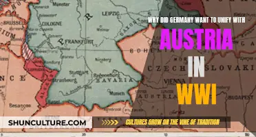 Germany's Push for Unification with Austria in WWI