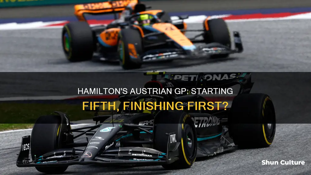why did hamilton start 5th in austrian grand prix
