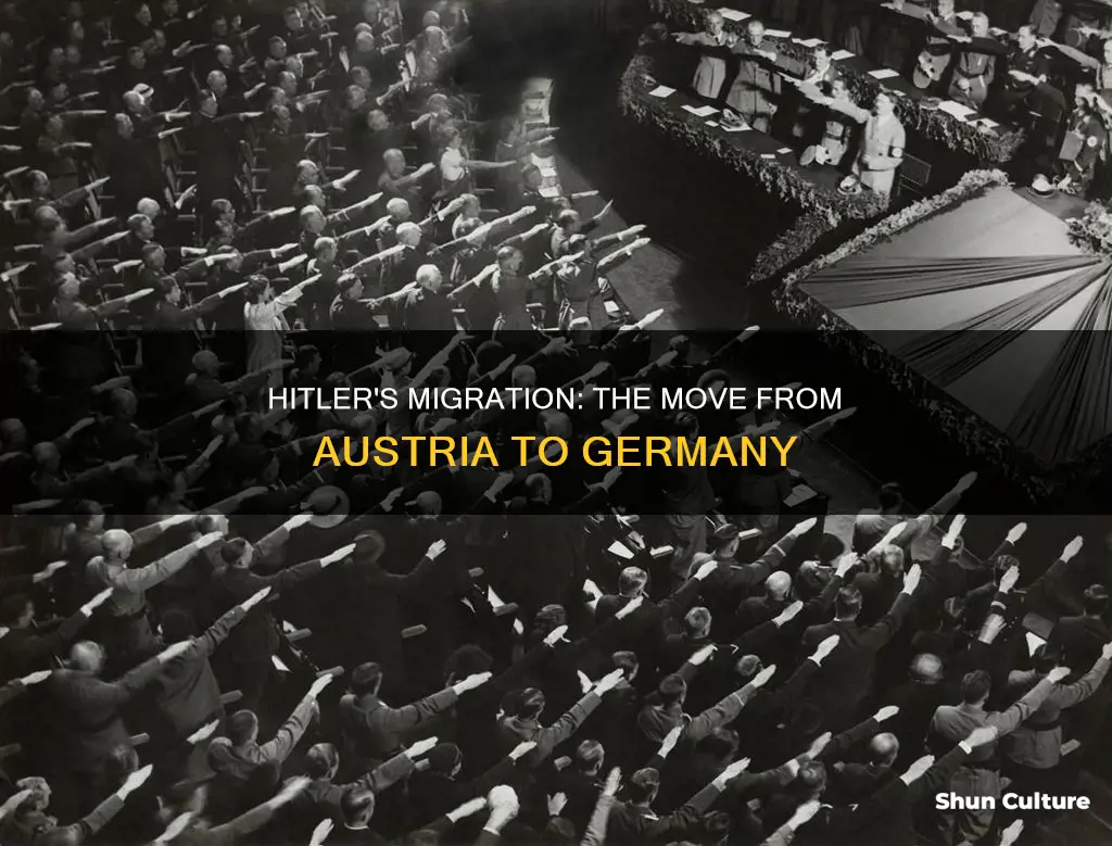 why did hitler move from austria to germany