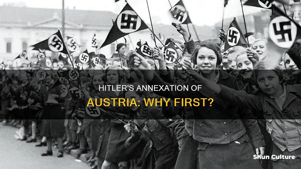 why did hitler take over austria first