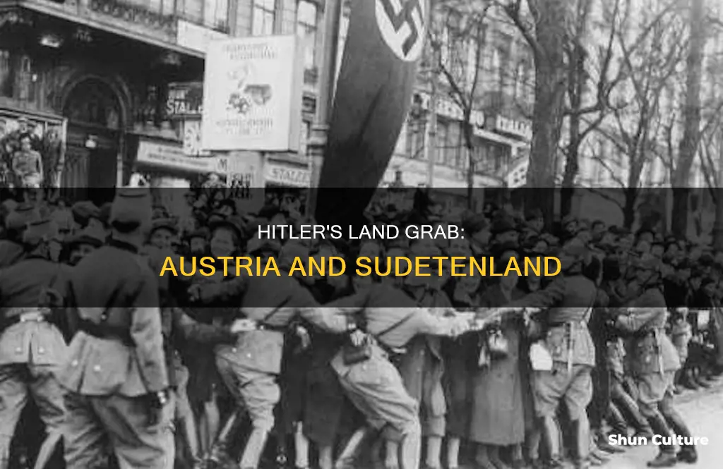 why did hitler want the sudetenland and austria