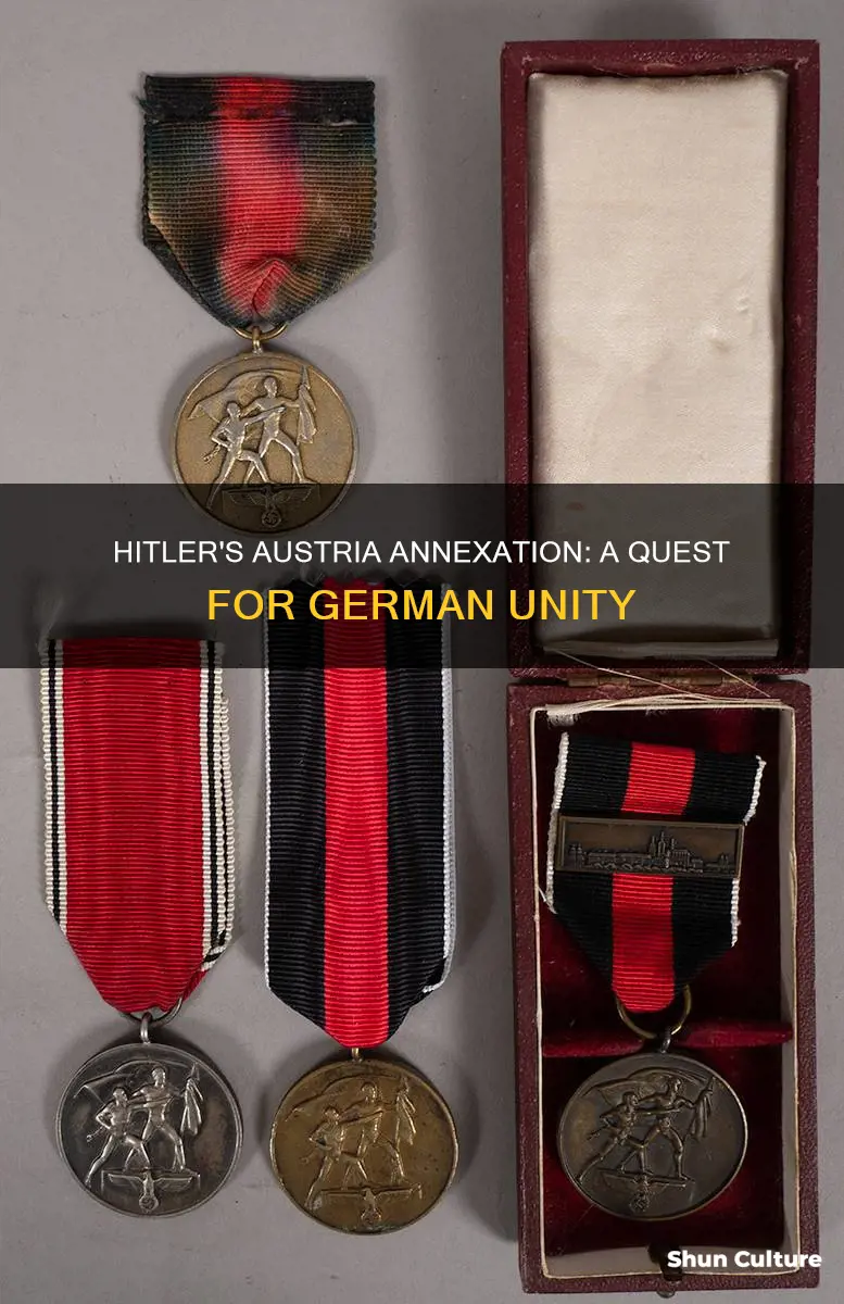 why did hitler want to make austria part of germany