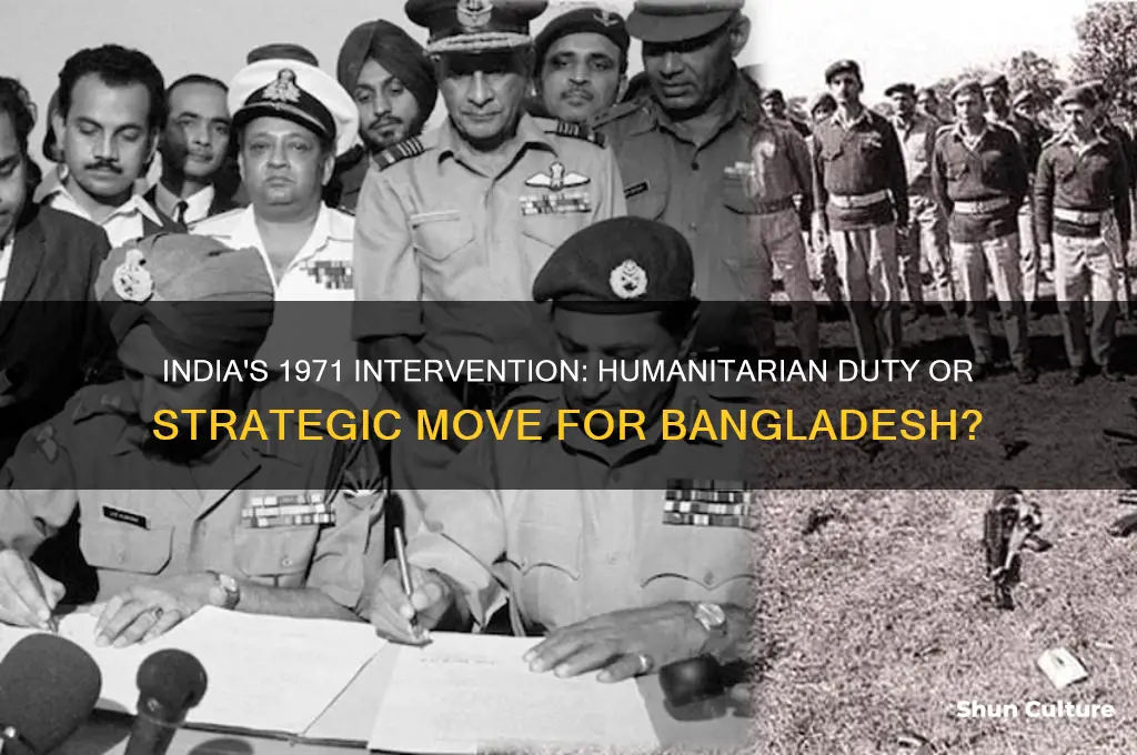 why did india help bangladesh in 1971