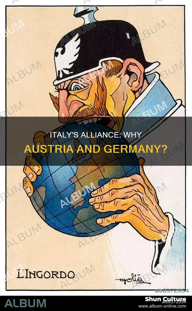 why did italy join with austria and germany