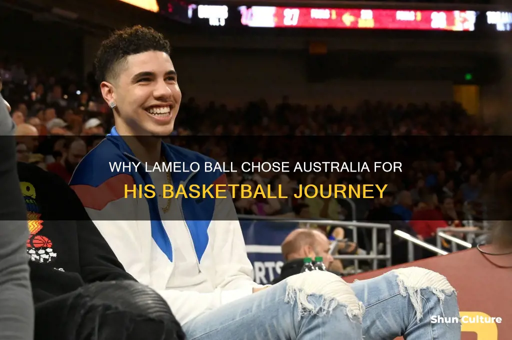 why did lamelo ball go play in australia