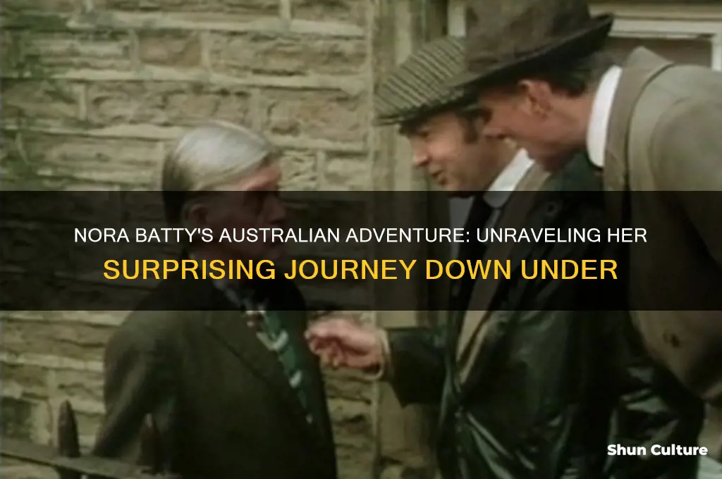 why did nora batty go to australia