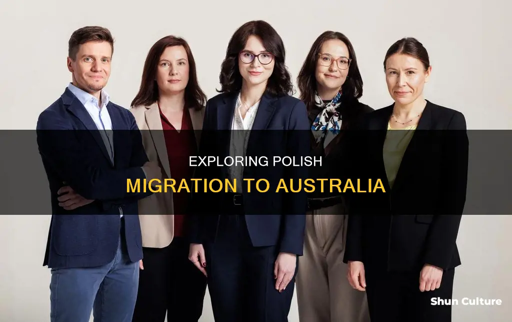 why did polish people migrate to australia
