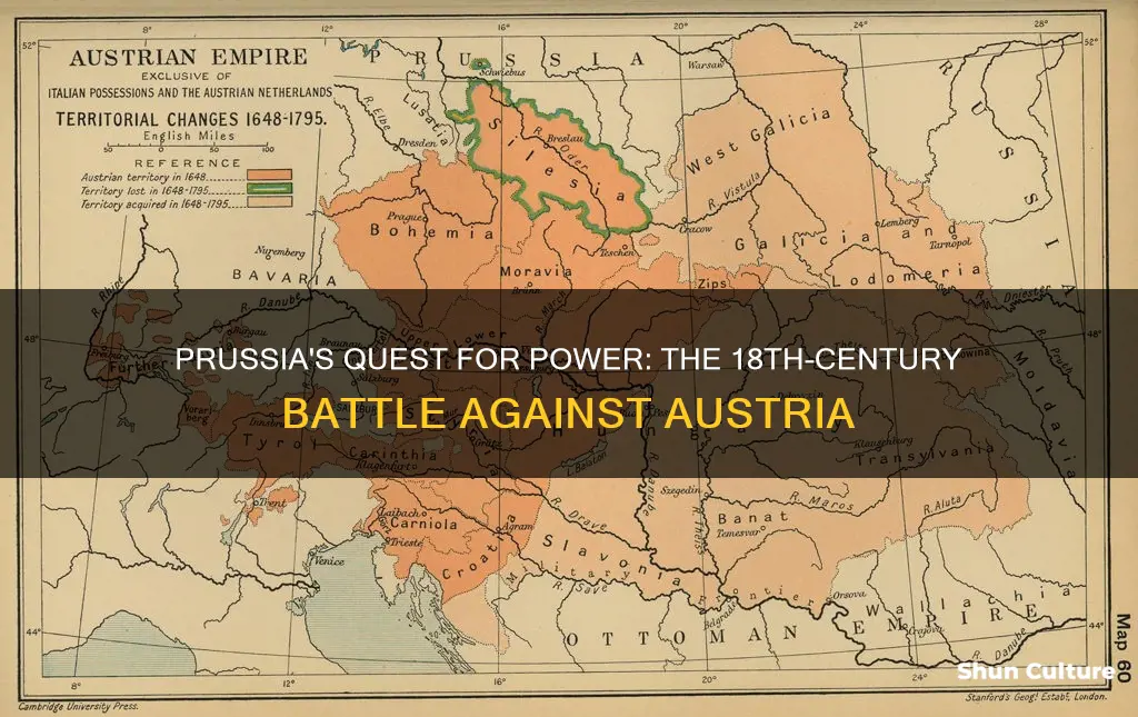 why did prussia battle austria during the 1700s