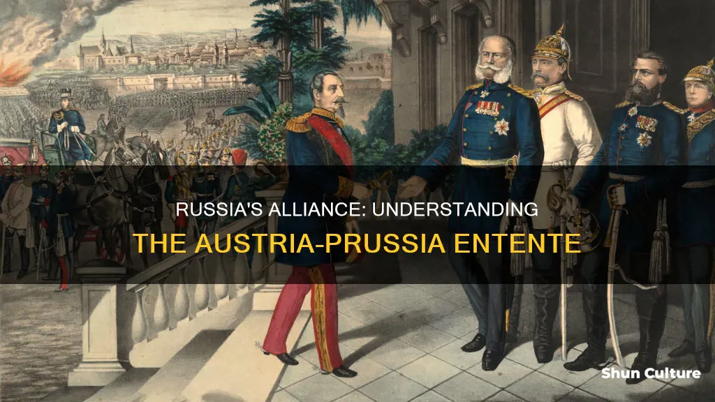 why did russia combine with austria and prussia