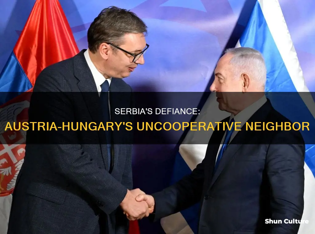 why did serbia refuse to cooperate with austria-hungary