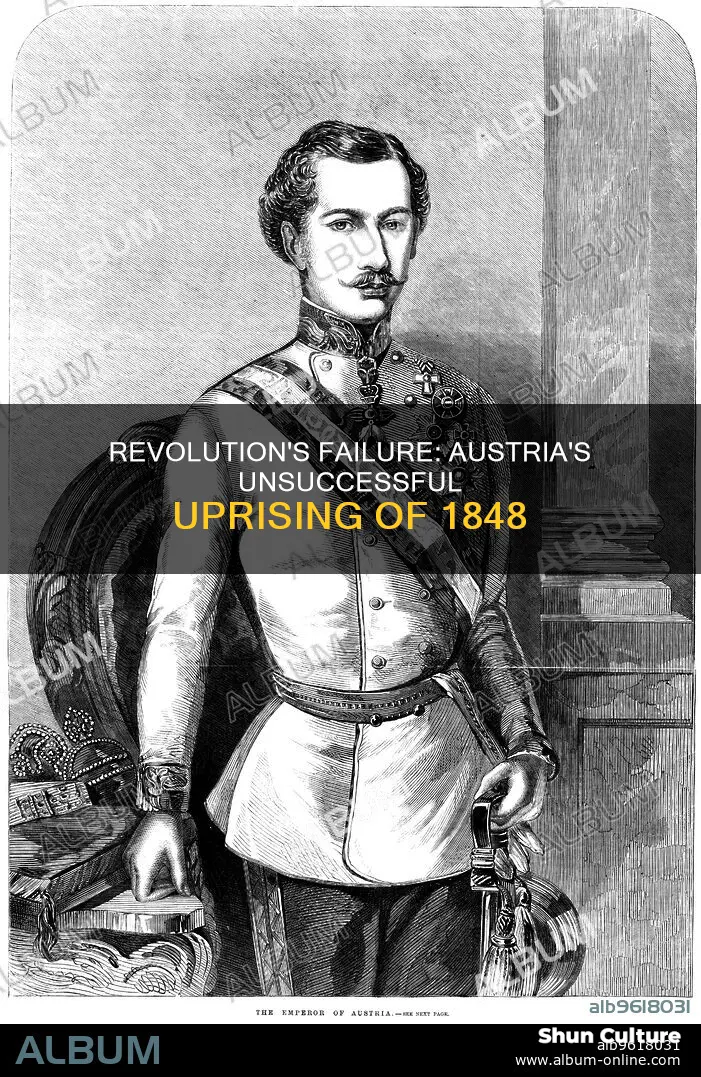 why did the austrian revolution of 1848 fail