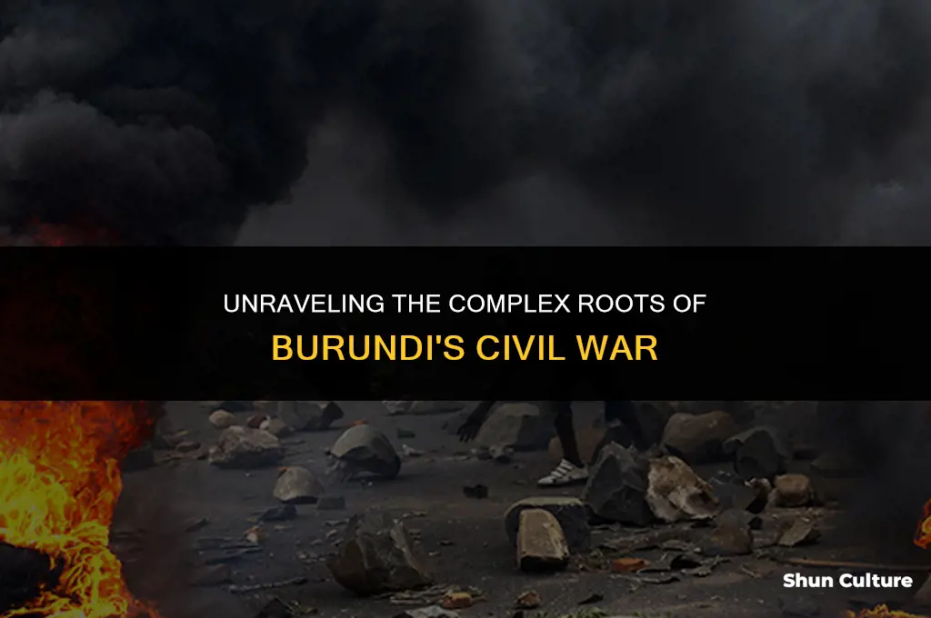 why did the burundi civil war start