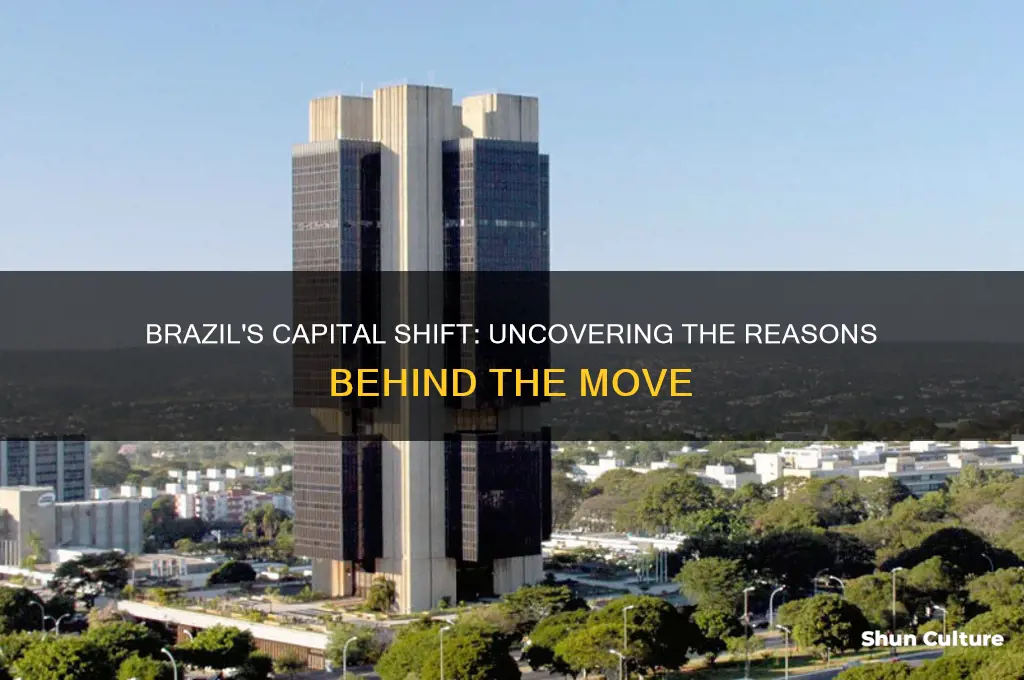 why did the government of brazil move the country