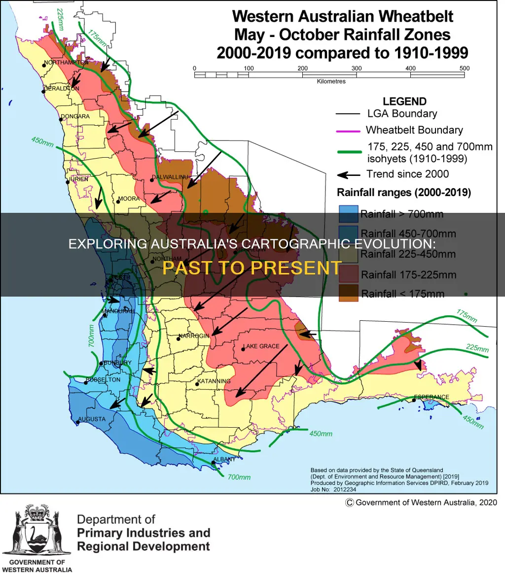 why did the map of australia change