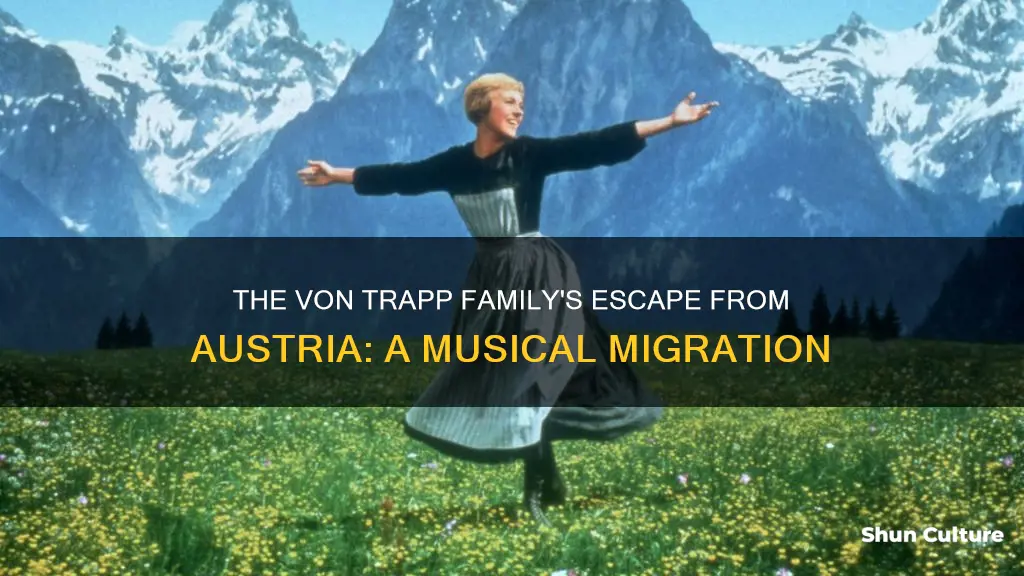 why did the von trapp family flee austria