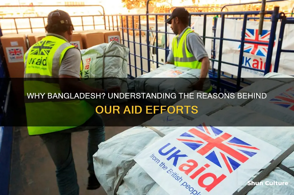 why did we give aid to bangladesh