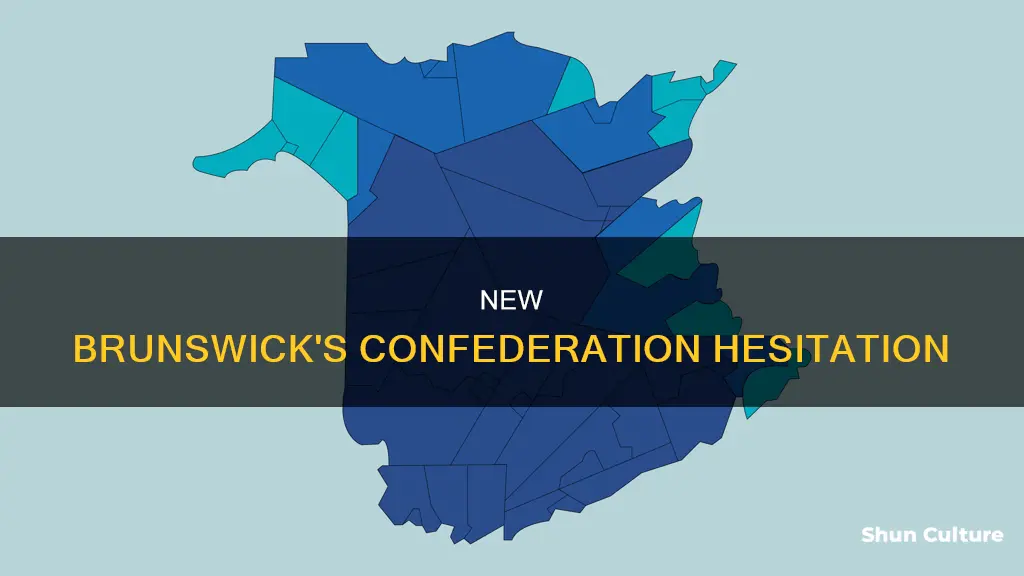 why didn t new brunswick want to join confederation