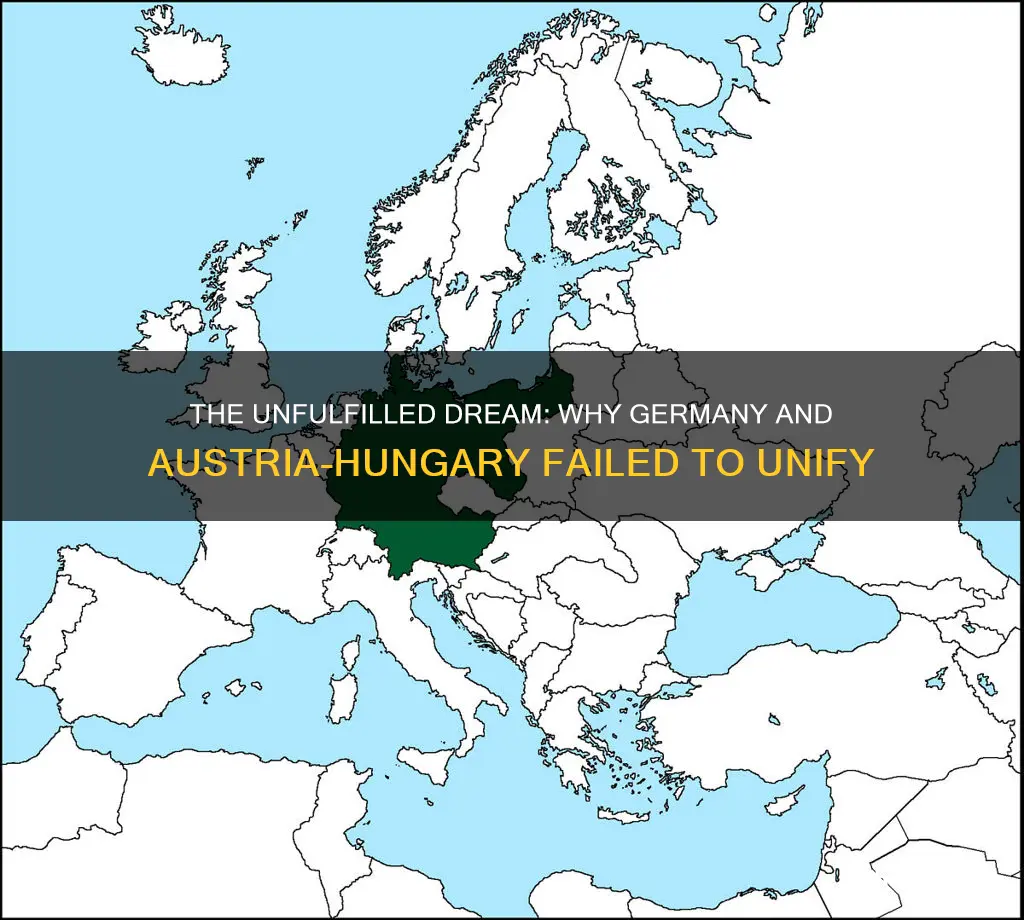 why didnt germany and austria hungary unite