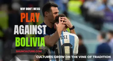 Messi's Absence: Bolivia Match Without the Football Legend