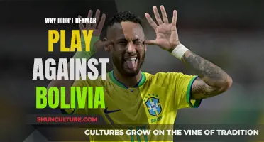 Neymar's Absence: Bolivia Match Without Brazil's Star Player