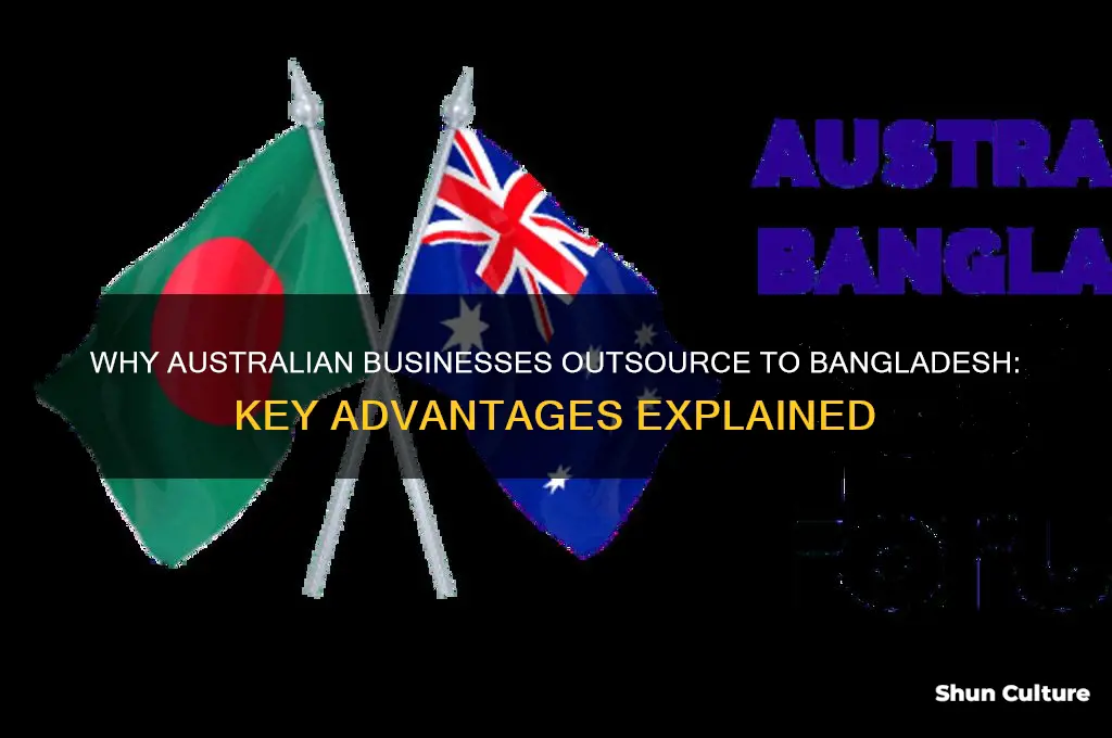 why do australian businesses outsource to bangladesh