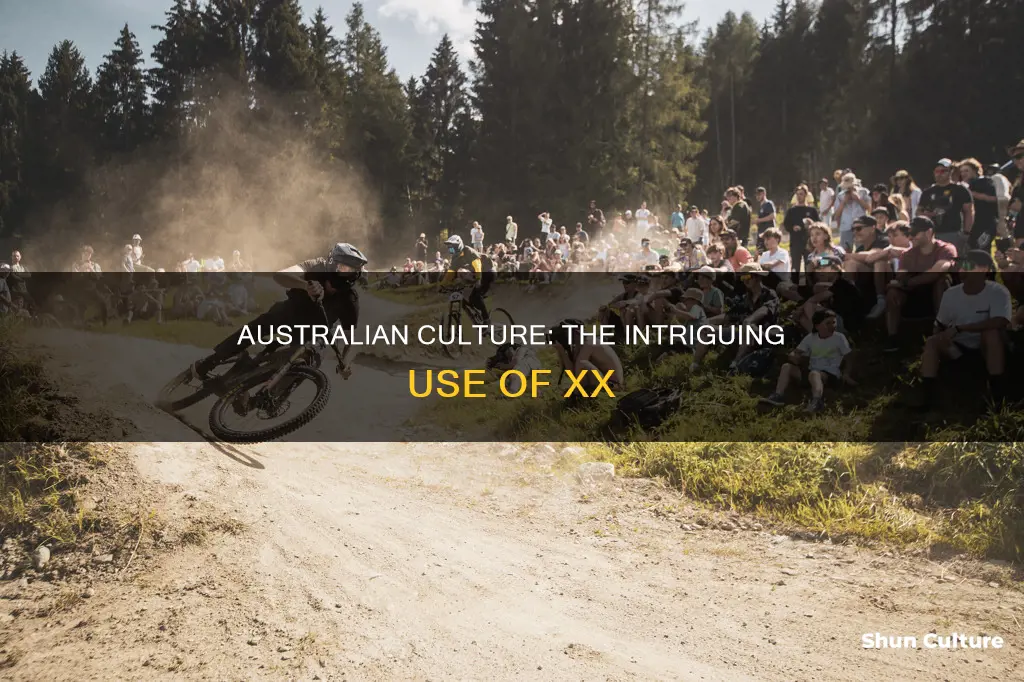 why do australian people use xx
