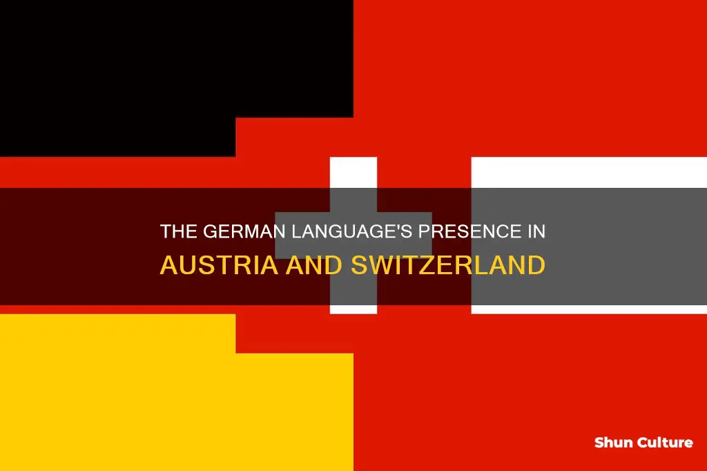 why do austria and switzerland speak german