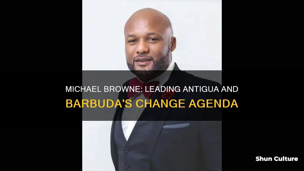 why do michael browne in change of antigua and barbuda