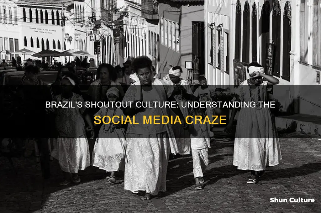 why do people from brazil always want shoutouts