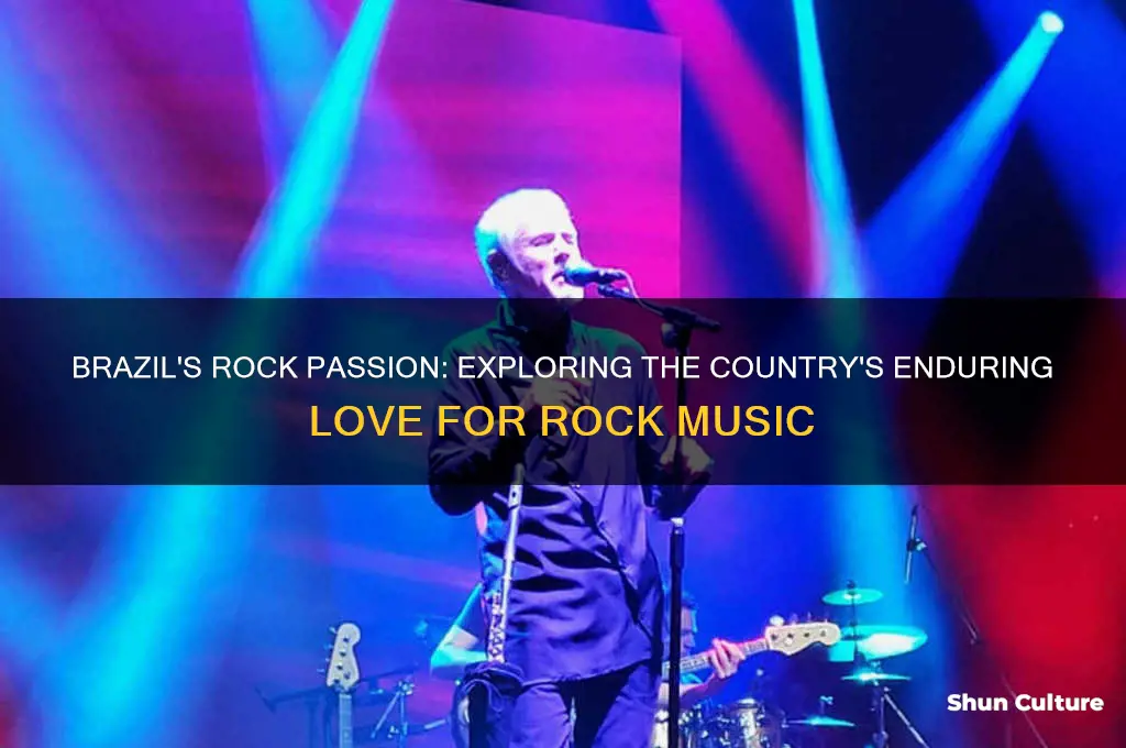 why do people in brazil love rock music