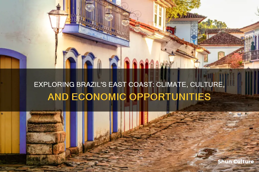 why do people live on the east coast of brazil