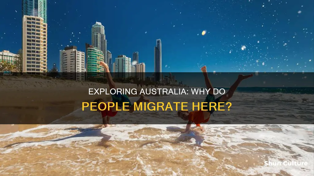 why do people migrate to australia for kids