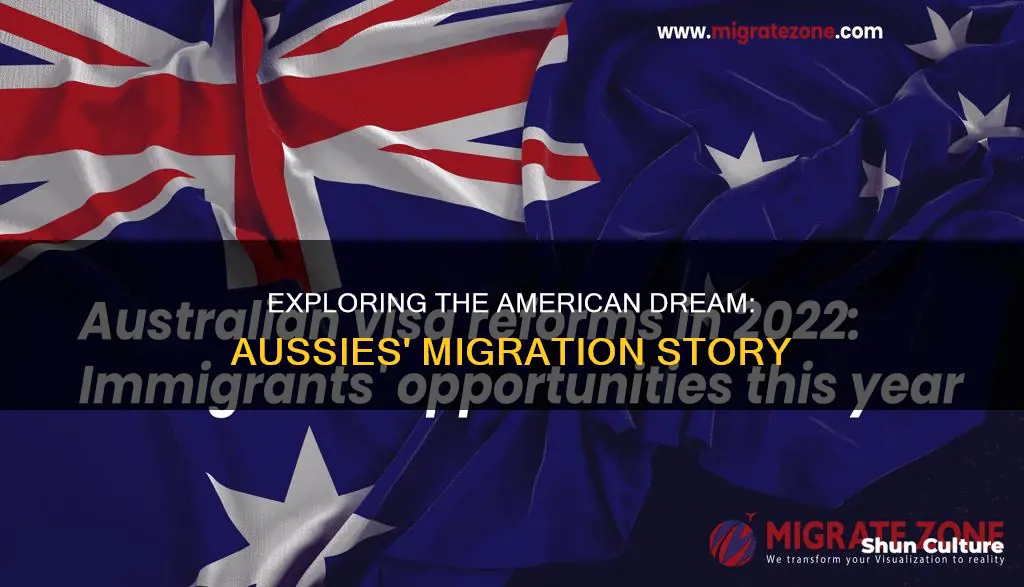 why do people move to america from australia