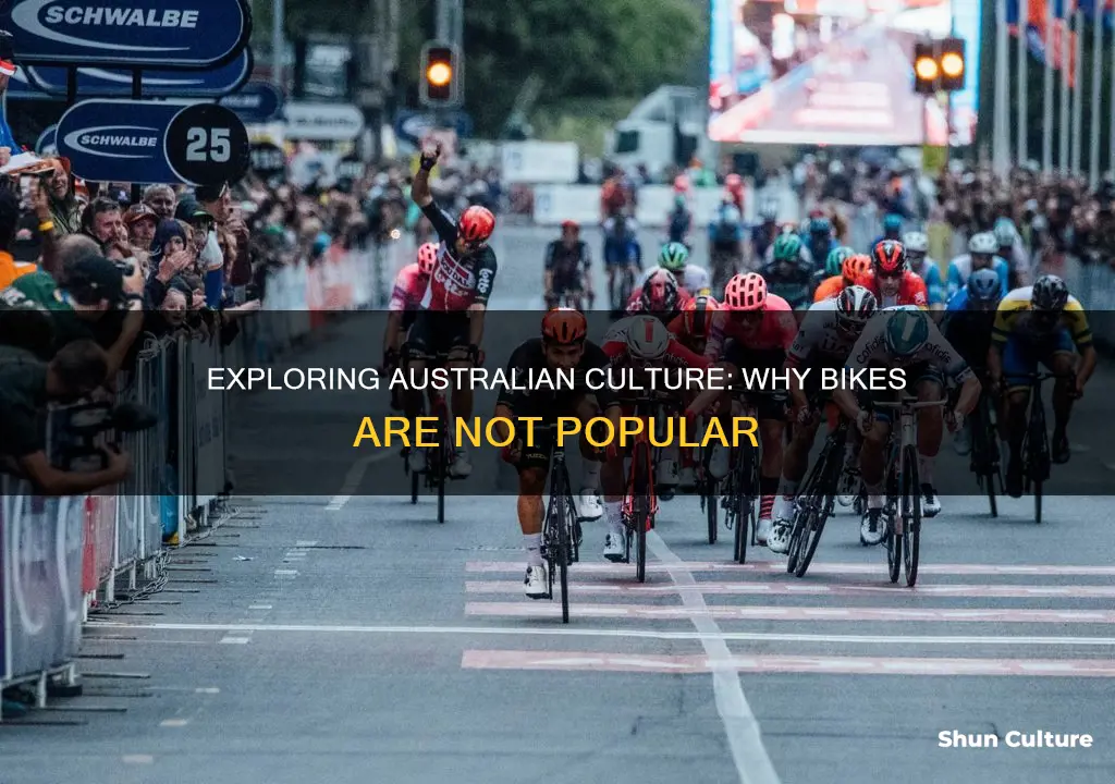 why do people not ride bikes in australia