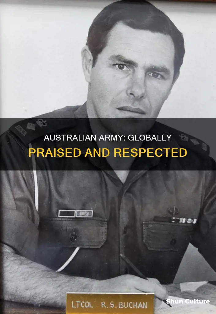 why do people say that the australian army is good
