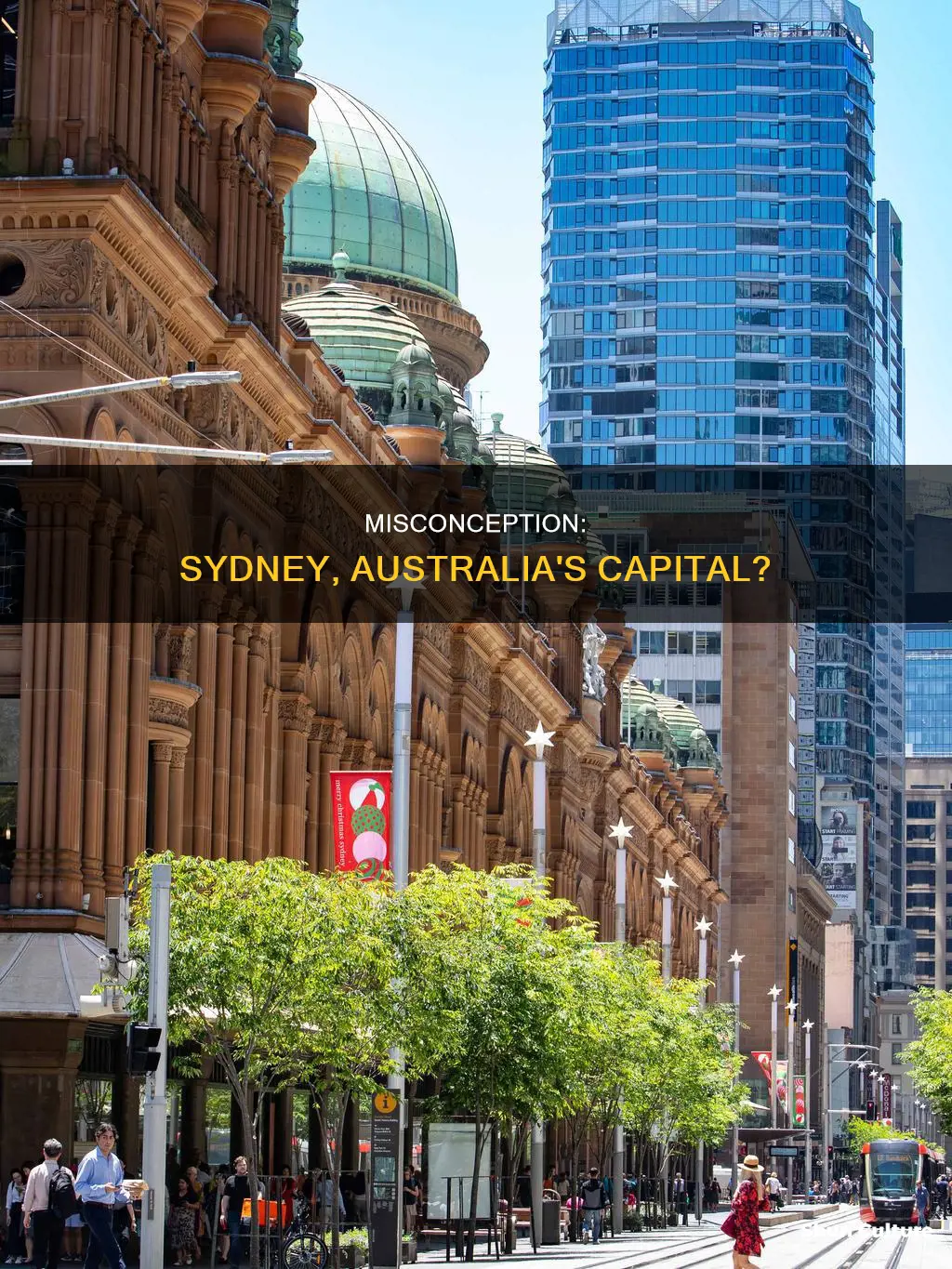 why do people think syndey is the captial of australia
